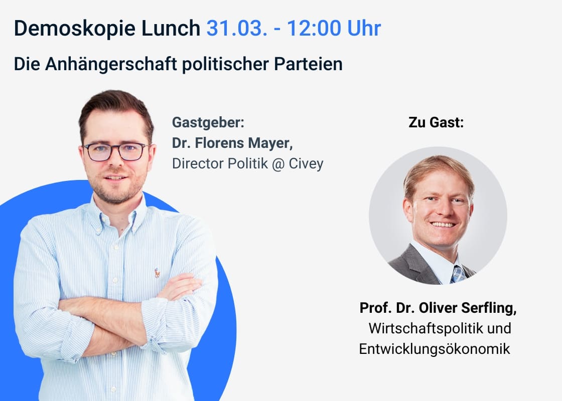 Demoskopie Lunch mit Oliver Serfling