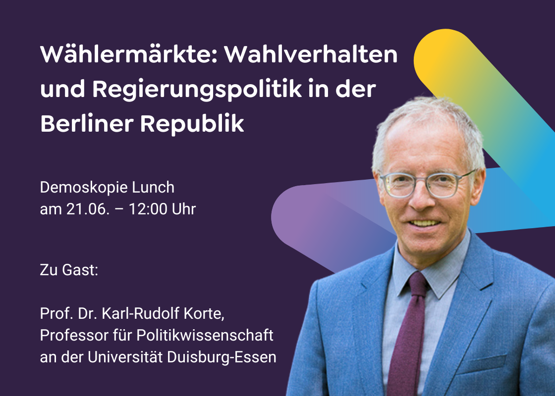 Civey-Webinar “Demoskopie Lunch” mit Professor Karl-Rudolf Korte