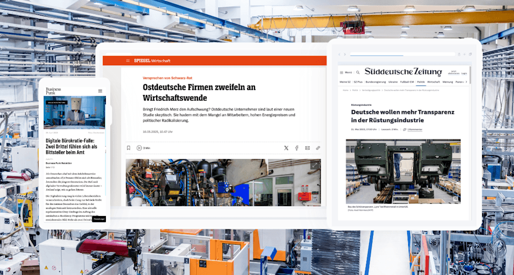 Presse-Rückblick 1. Halbjahr 2025 Transformation