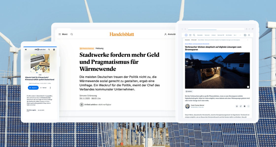 Presse-Rückblick 2. Halbjahr 2025 Energie Klima & Infrastruktur